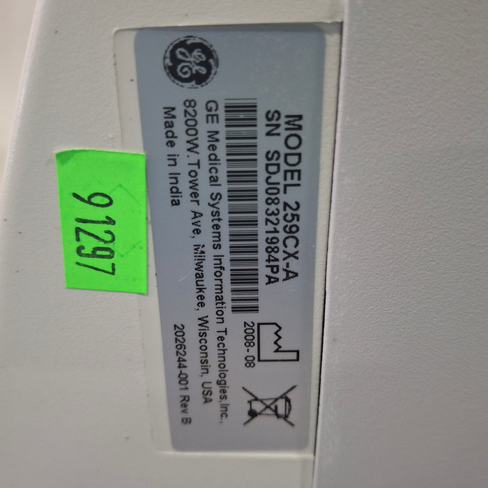 GE Healthcare Corometrics 250cx Series Model 259cx-a Fetal Monitor