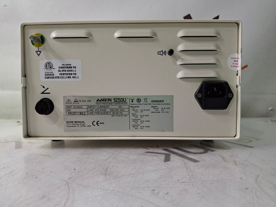 Bovie Aaron 1250 Electrosurgical Unit