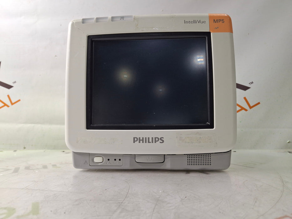 Philips Intellivue MP5 - ECG, Fast SpO2, NIBP, Press, Temp Patient Monitor