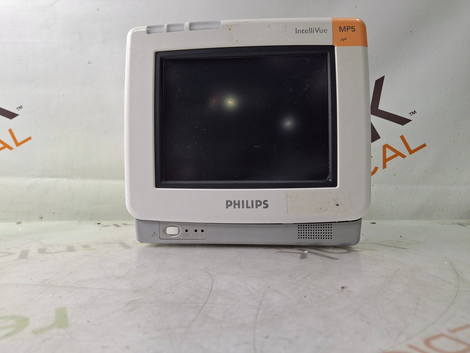 Philips Intellivue MP5 - ECG, Fast SpO2, NIBP, Press, Temp Patient Monitor