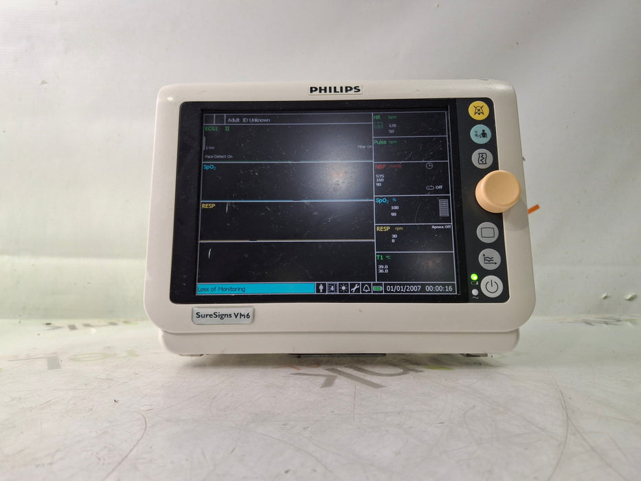 Philips Philips SureSigns VM6 Vital Signs Monitor Patient Monitors reLink Medical