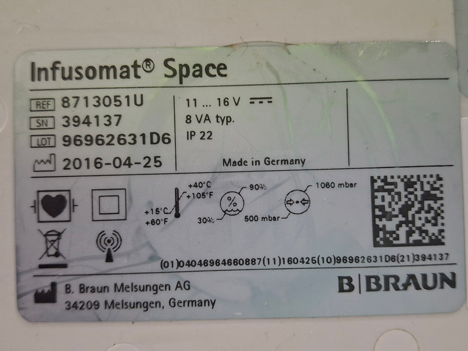 B. Braun Infusomat Space Infusion Pump