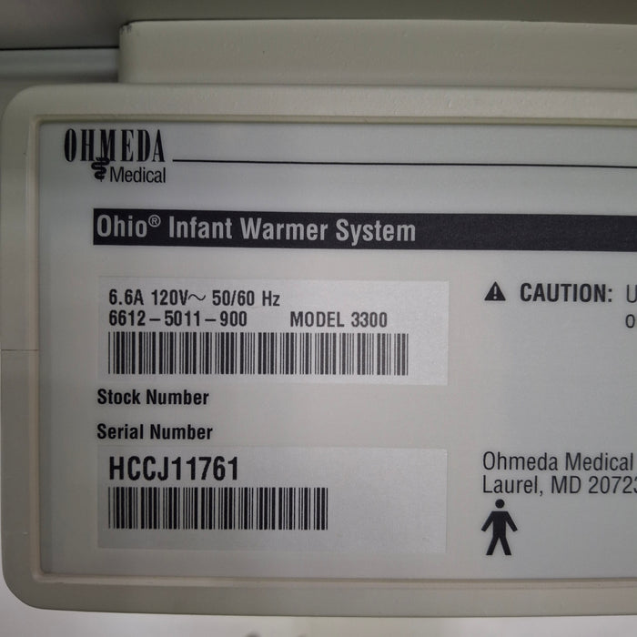 Ohmeda Medical Panda 3300 Infant Warmer