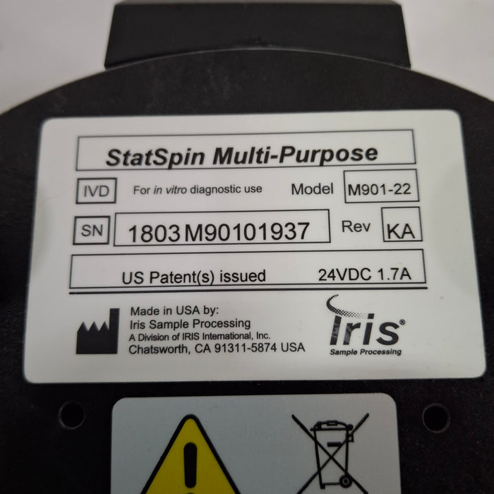 IRIS Medical M901-22 StatSpin Multi-Purpose Centrifuge