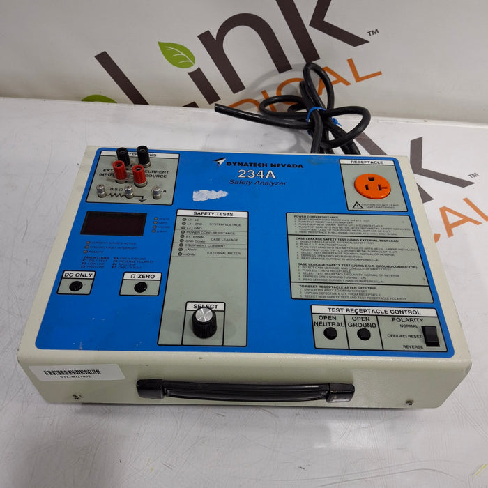 Dynatech DNI Nevada Dynatech DNI Nevada 234A Safety Analyzer Test Equipment reLink Medical