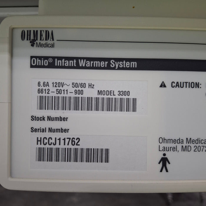 Ohmeda Medical Panda 3300 Infant Warmer