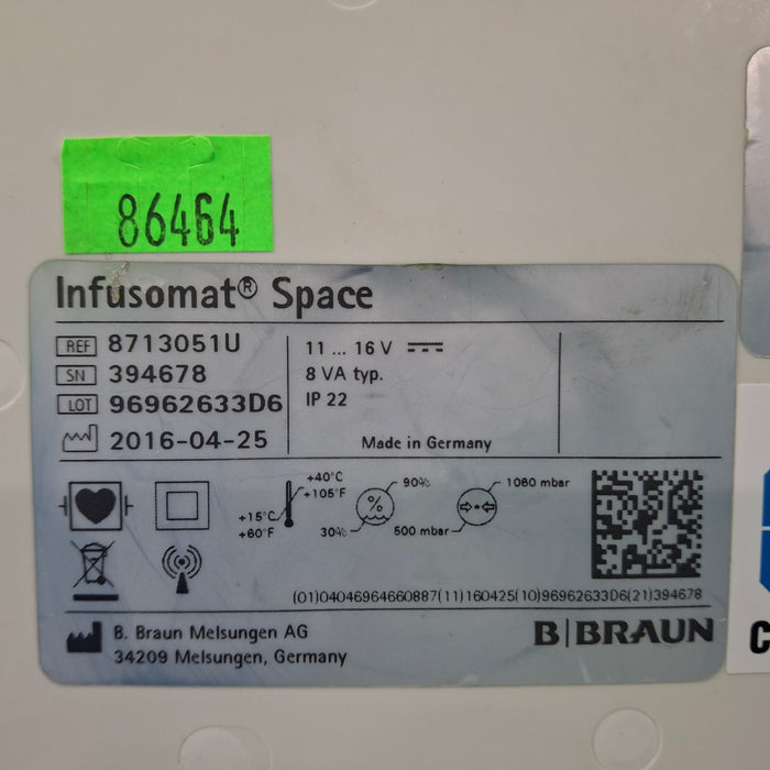 B. Braun Infusomat Space Infusion Pump