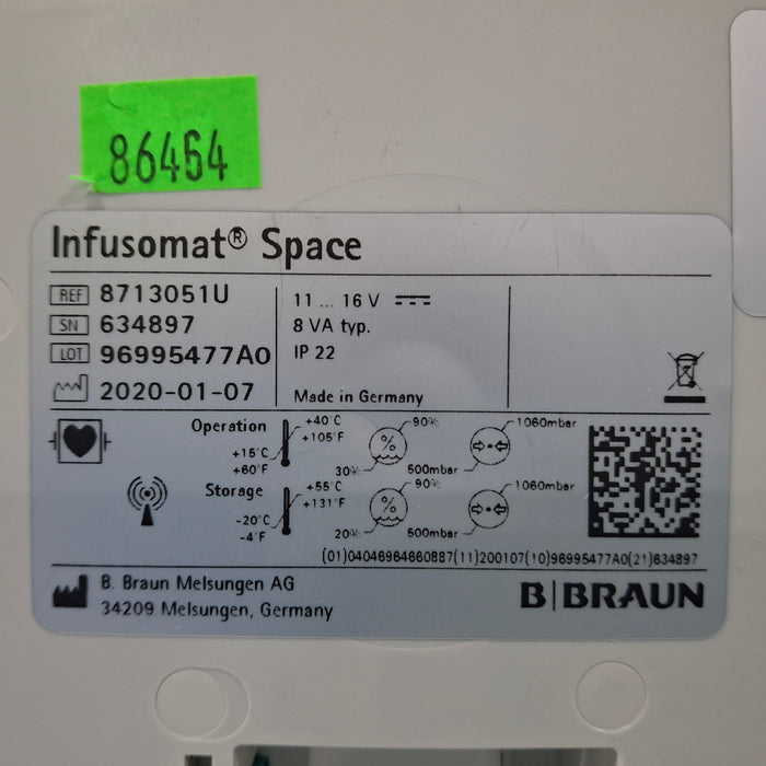 B. Braun Infusomat Space Infusion Pump