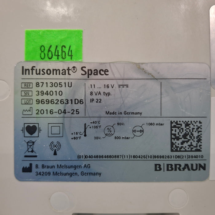 B. Braun Infusomat Space Infusion Pump