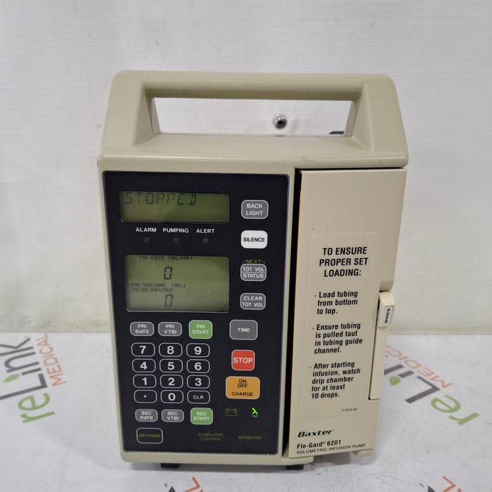 Baxter Flo-Gard 6201 Infusion Pump