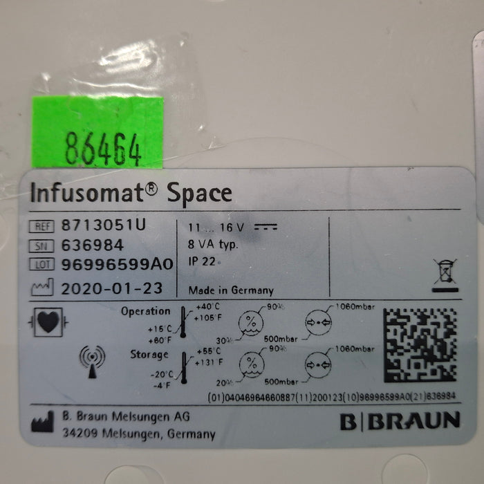 B. Braun Infusomat Space Infusion Pump