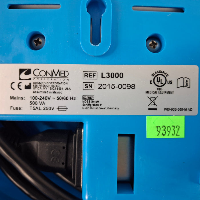 ConMed L3000 Battery Charger