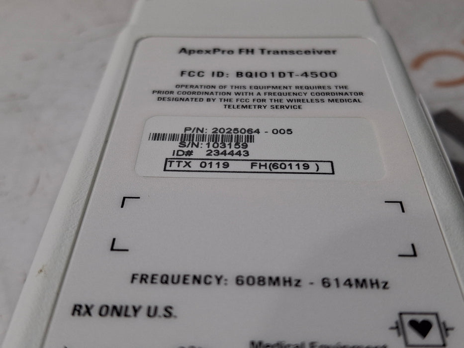 GE Healthcare ApexPro FH Telemetry Transmitter