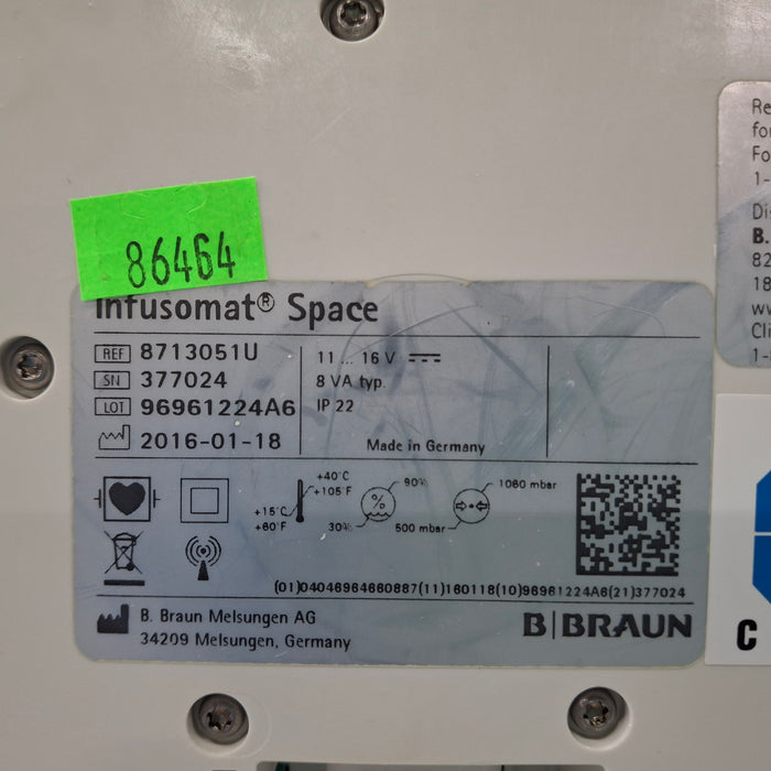 B. Braun Infusomat Space Infusion Pump