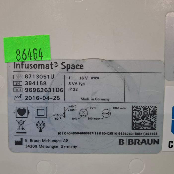 B. Braun Infusomat Space Infusion Pump