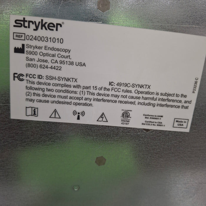 Stryker Wireless Transmitter Synk Wireless platform