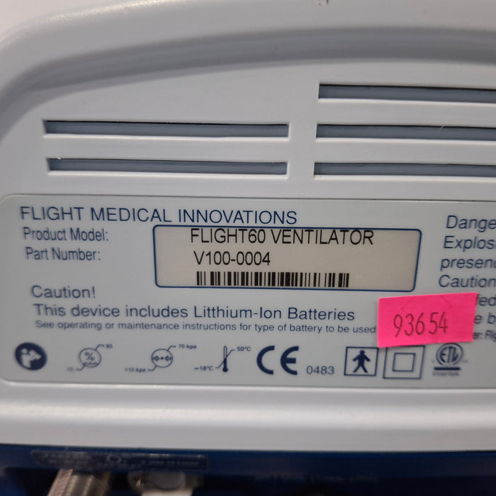 Flight Medical Innovations Flight 60 Turbine Ventilator