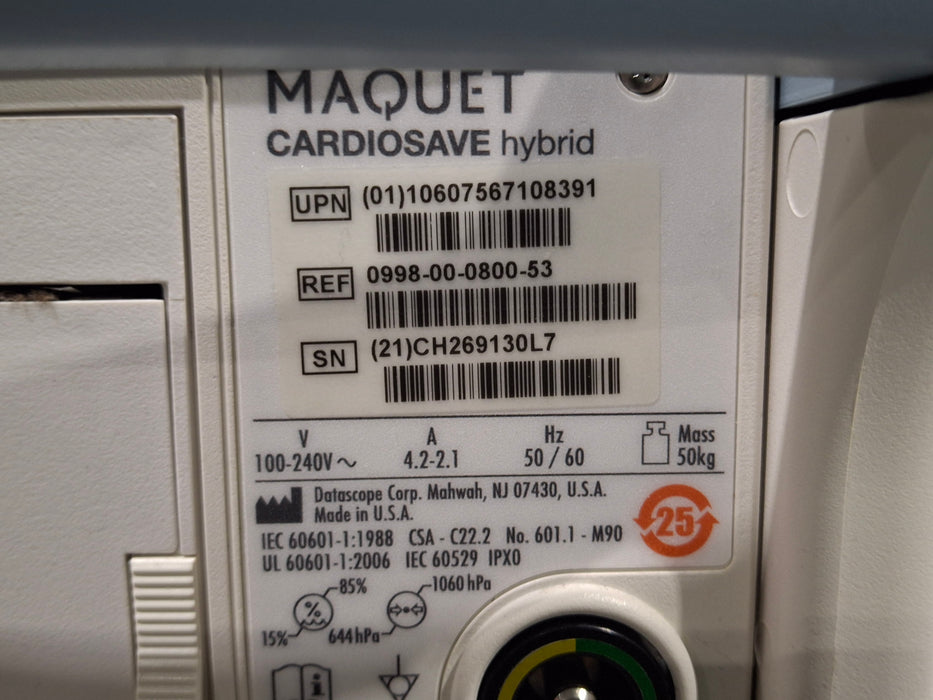 Maquet Cardiosave Hybrid IABP Datascope Pump