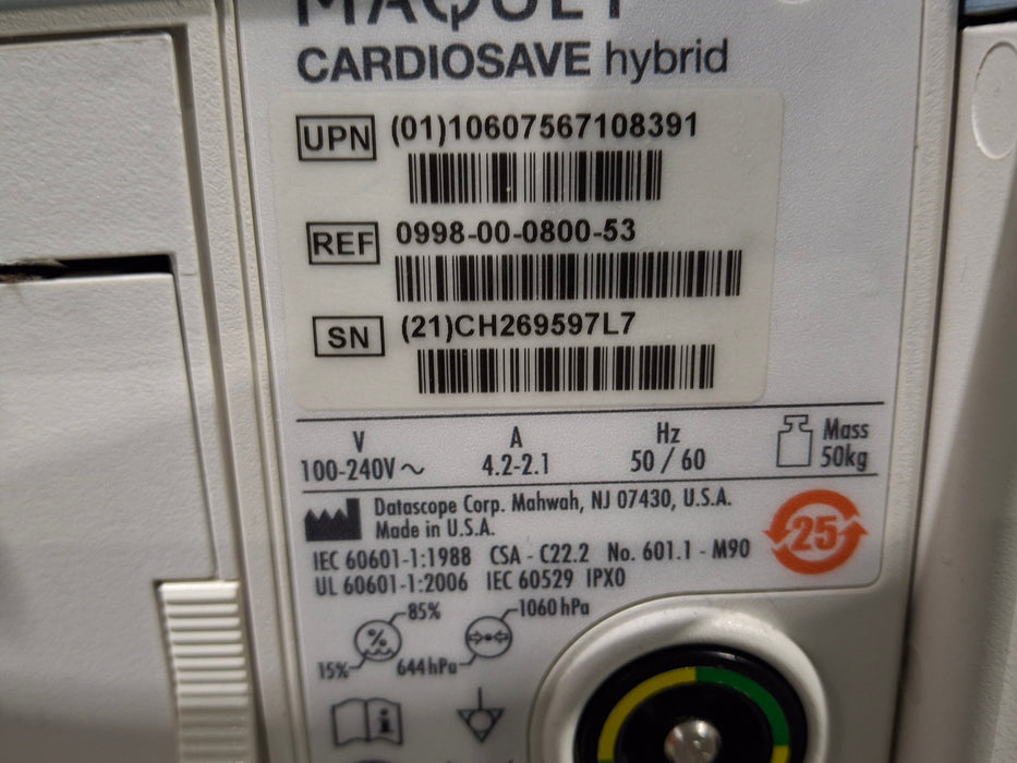 Maquet Cardiosave Hybrid IABP Datascope Pump