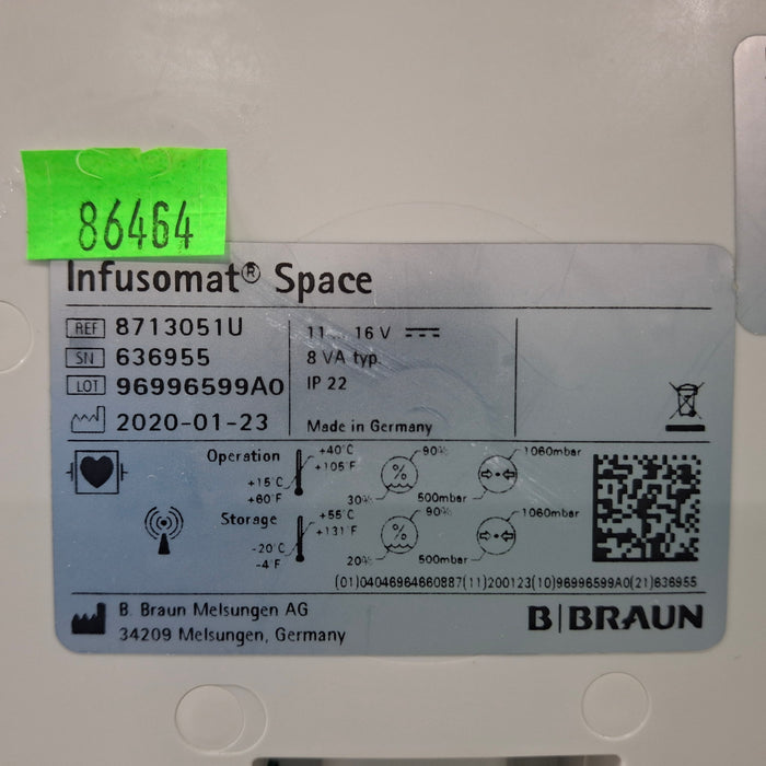 B. Braun Infusomat Space Infusion Pump