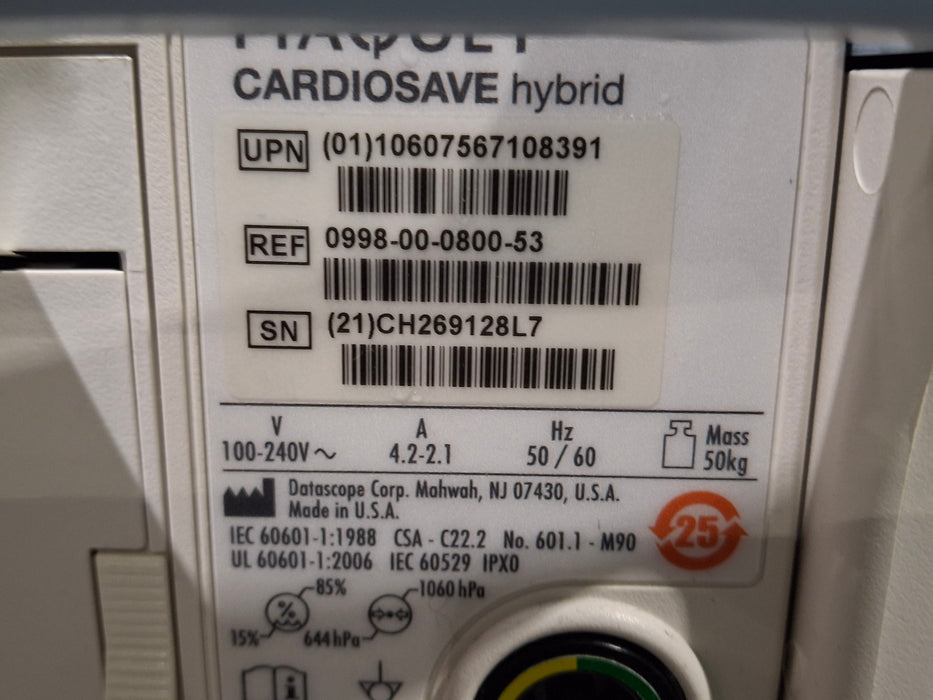 Maquet Cardiosave Hybrid IABP Datascope Pump