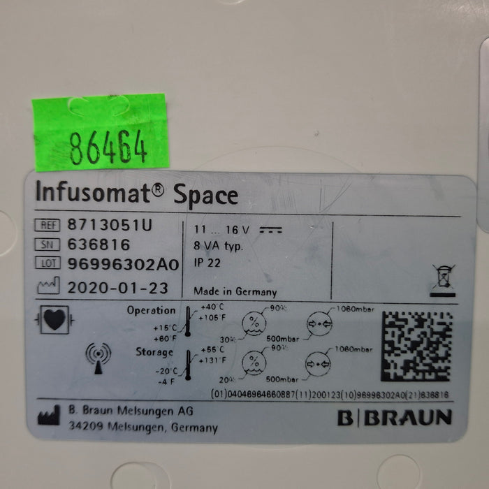 B. Braun Infusomat Space Infusion Pump