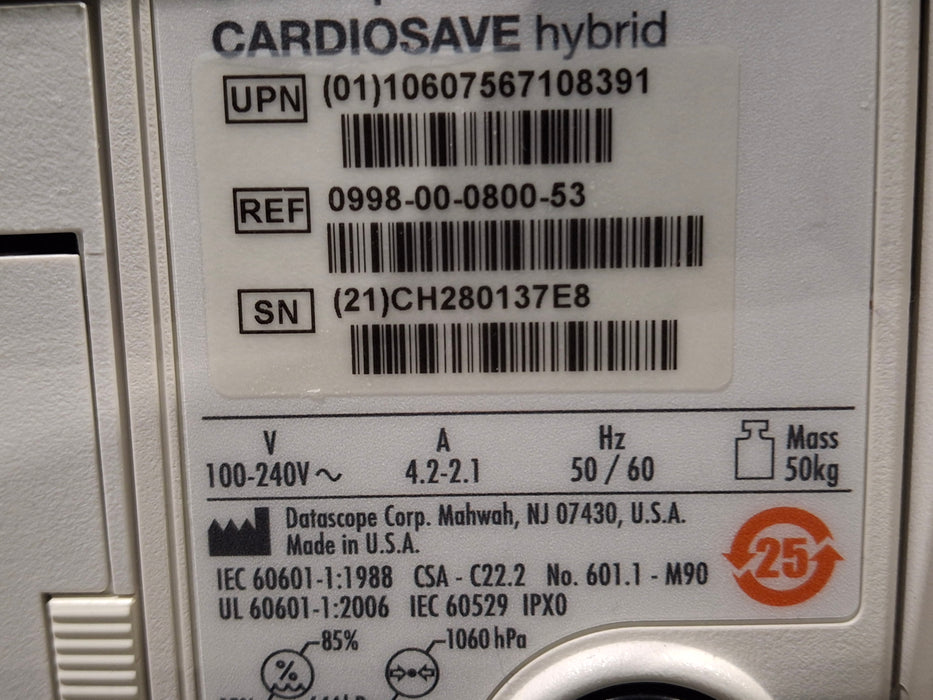 Maquet Cardiosave Hybrid IABP Datascope Pump