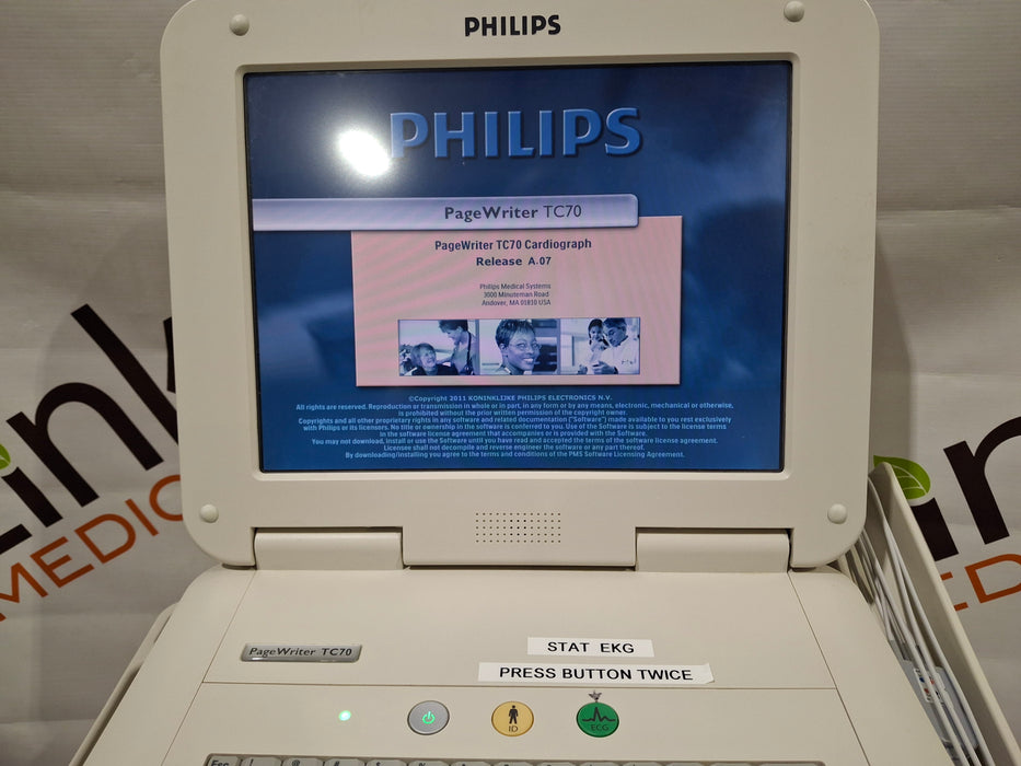 Philips PageWriter TC70 with PIM Cardiograph