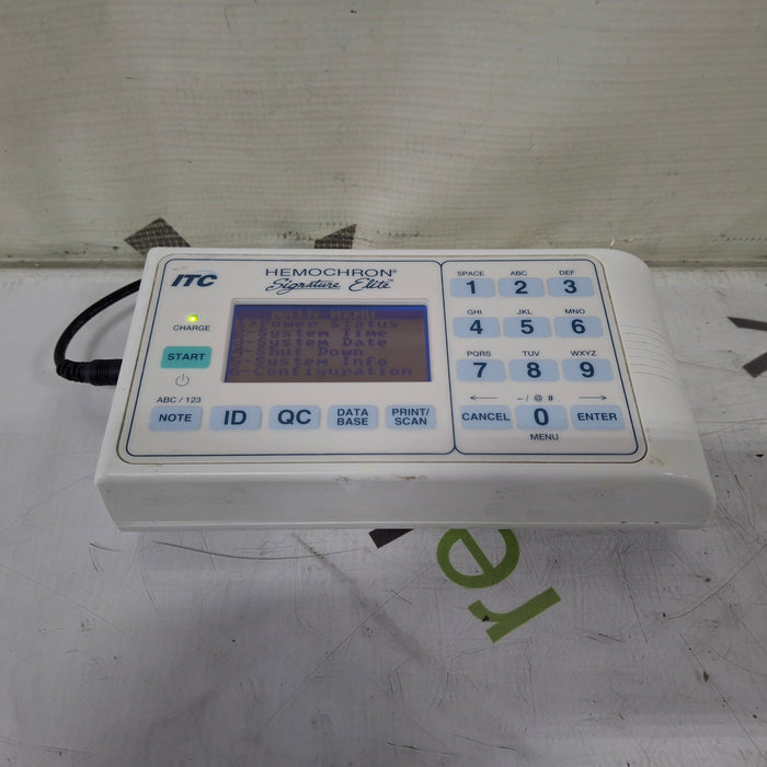 ITC Medical Hemochron Signature Elite rapid whole blood testing