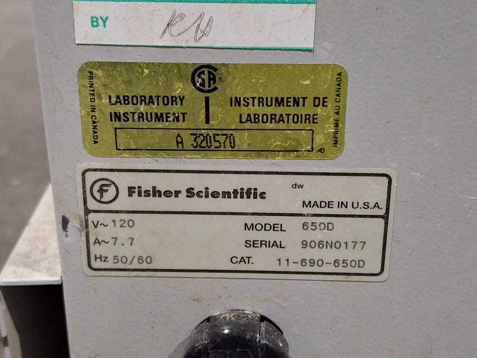 Fisher Scientific Isotemp 650D Incubator