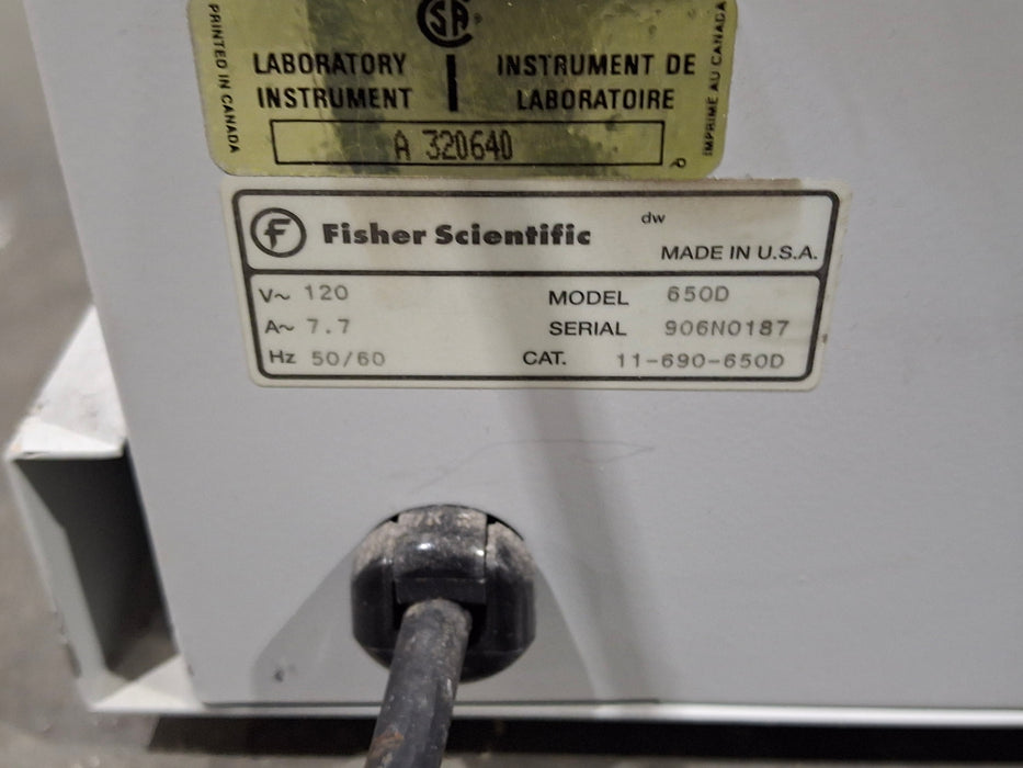 Fisher Scientific Isotemp 650D Incubator