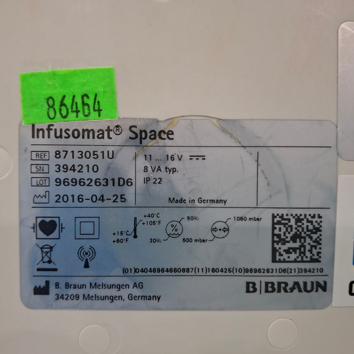 B. Braun Infusomat Space Infusion Pump