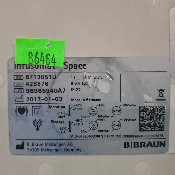 B. Braun Infusomat Space Infusion Pump