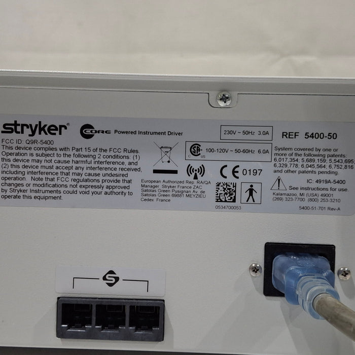 Stryker 5400-050 Core Powered Instrument Driver