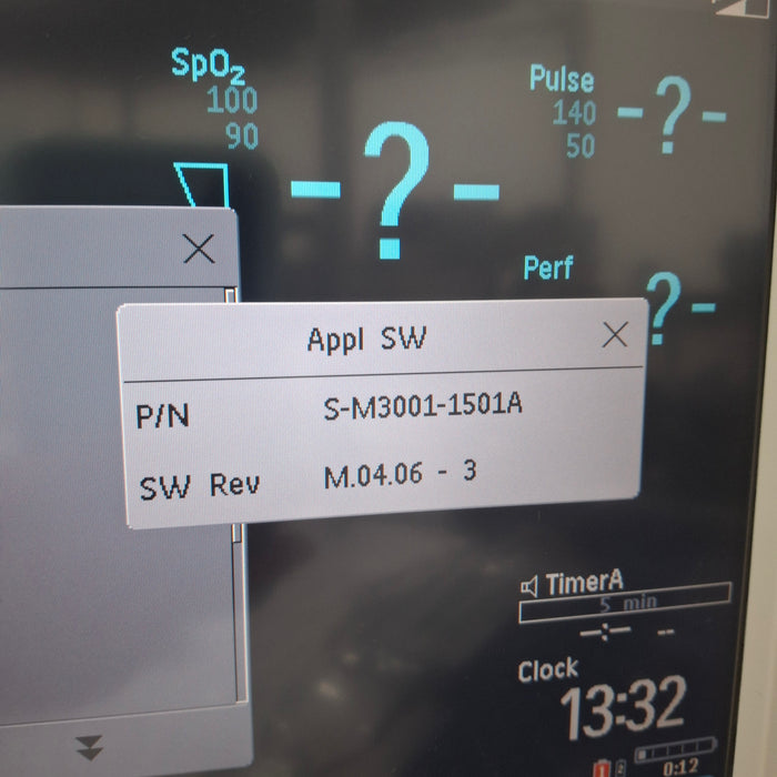 Philips M3001A-A01C18 Fast SpO2, NIBP, 12 lead ECG, Temp, IBP MMS Module