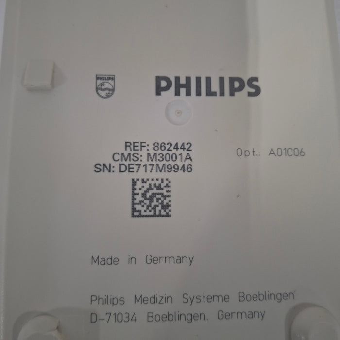 Philips M3001A-A01C06 Fast SpO2, NIBP, ECG, Temp, IBP MMS Module