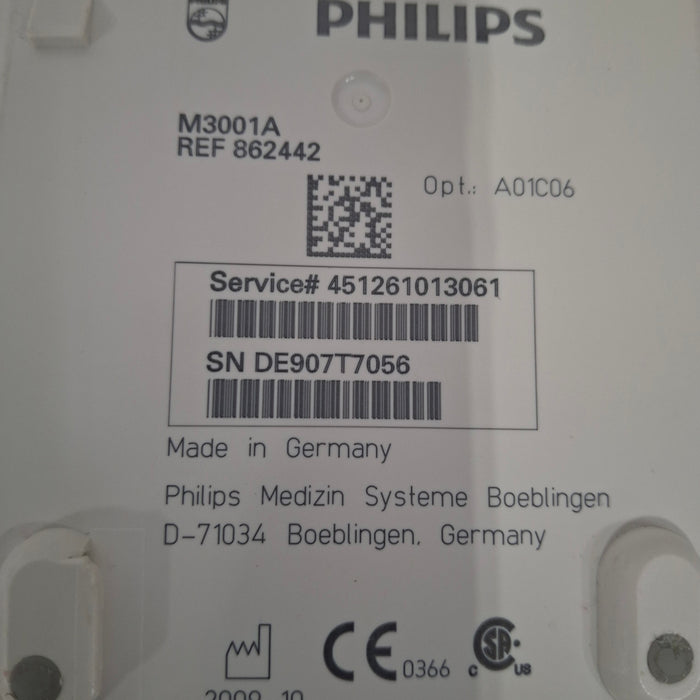 Philips M3001A-A01C06 Fast SpO2, NIBP, ECG, Temp, IBP MMS Module