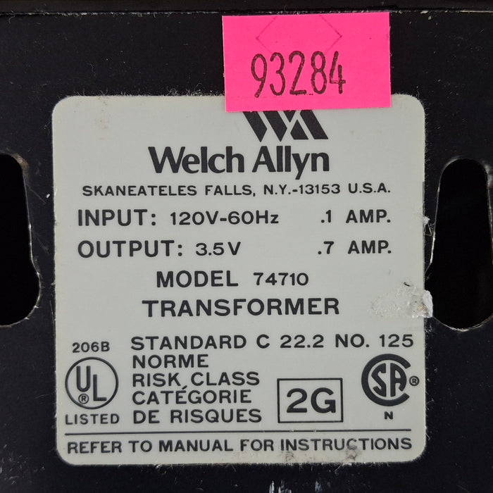 Welch Allyn 74710 Transformer Otoscope Ophthalmoscope