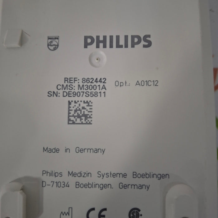 Philips M3001A-A01C12 Fast SpO2, NIBP, 12 lead ECG MMS Module