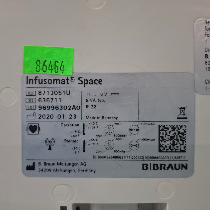 B. Braun Infusomat Space Infusion Pump