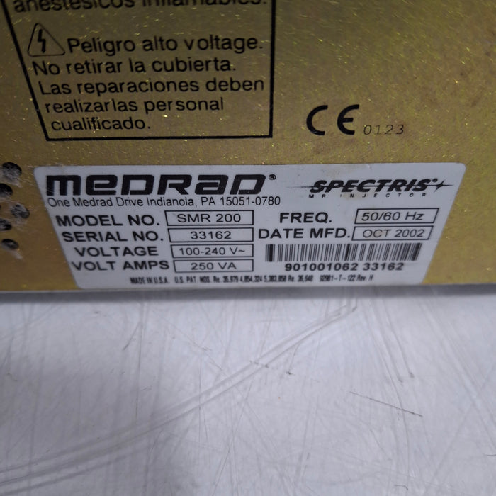 Medrad Spectris Solaris SMR 200 MR Injector Console