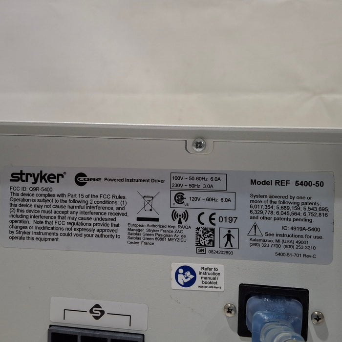 Stryker 5400-050 Core Powered Instrument Driver