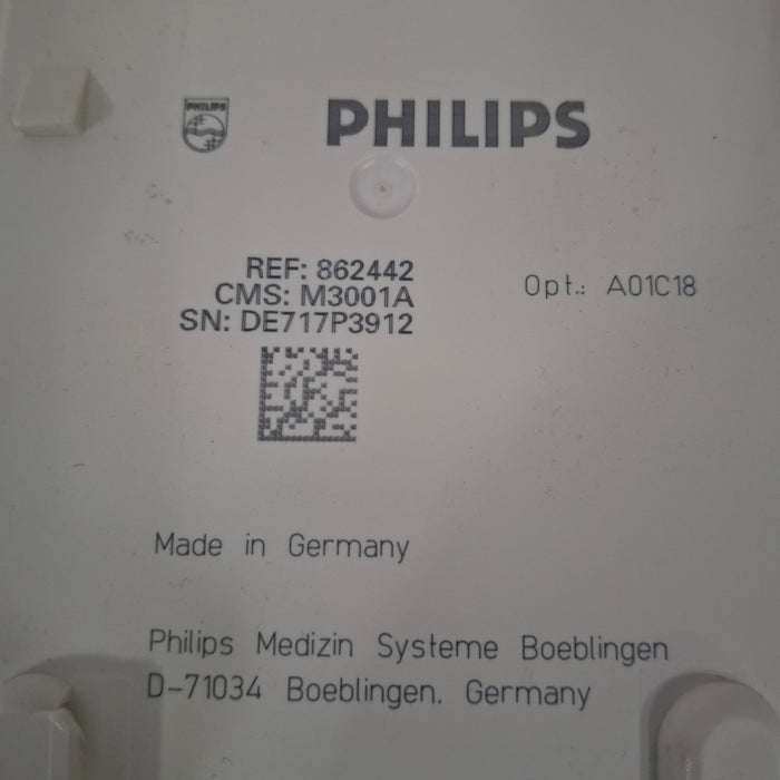 Philips M3001A-A01C18 Fast SpO2, NIBP, 12 lead ECG, Temp, IBP MMS Module