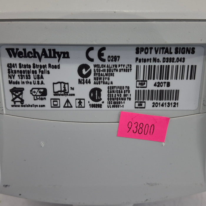 Welch Allyn Spot 420 - NIBP, Temp Vital Signs Monitor