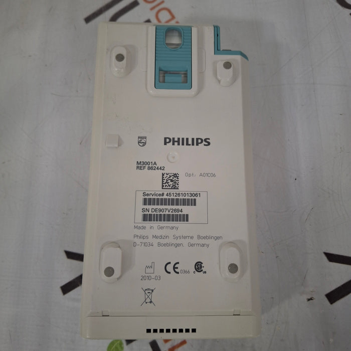 Philips M3001A-A01C06 Fast SpO2, NIBP, ECG, Temp, IBP MMS Module