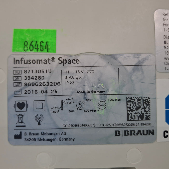 B. Braun Infusomat Space Infusion Pump