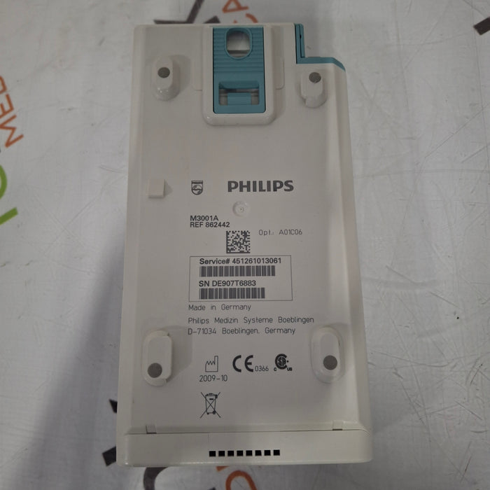 Philips M3001A-A01C06 Fast SpO2, NIBP, ECG, Temp, IBP MMS Module