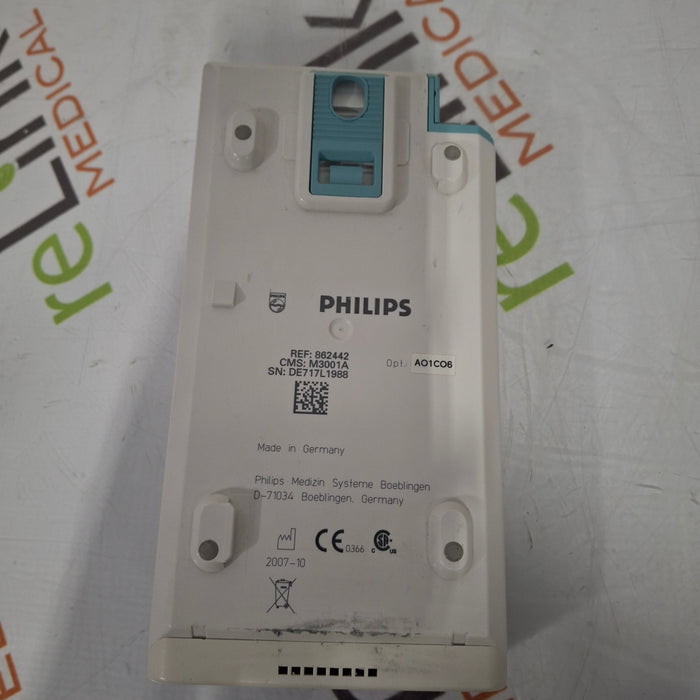 Philips M3001A-A01C06 Fast SpO2, NIBP, ECG, Temp, IBP MMS Module