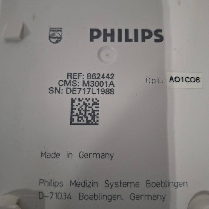 Philips M3001A-A01C06 Fast SpO2, NIBP, ECG, Temp, IBP MMS Module