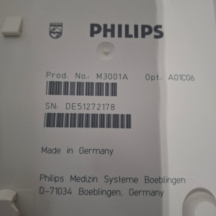 Philips M3001A-A01C06 Fast SpO2, NIBP, ECG, Temp, IBP MMS Module